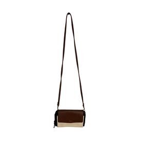 Relic Women’s Wallet with Strap – Light Brown, Beige & Black Pattern